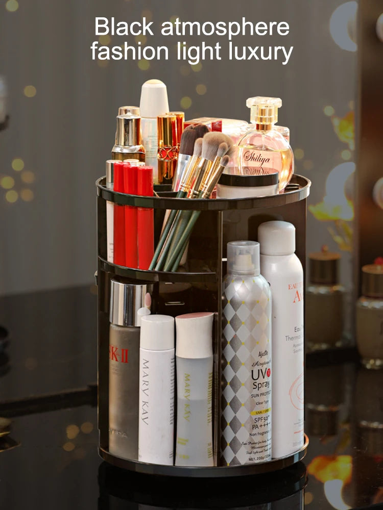 360 Degree Rotating Cosmetic Storage Rack