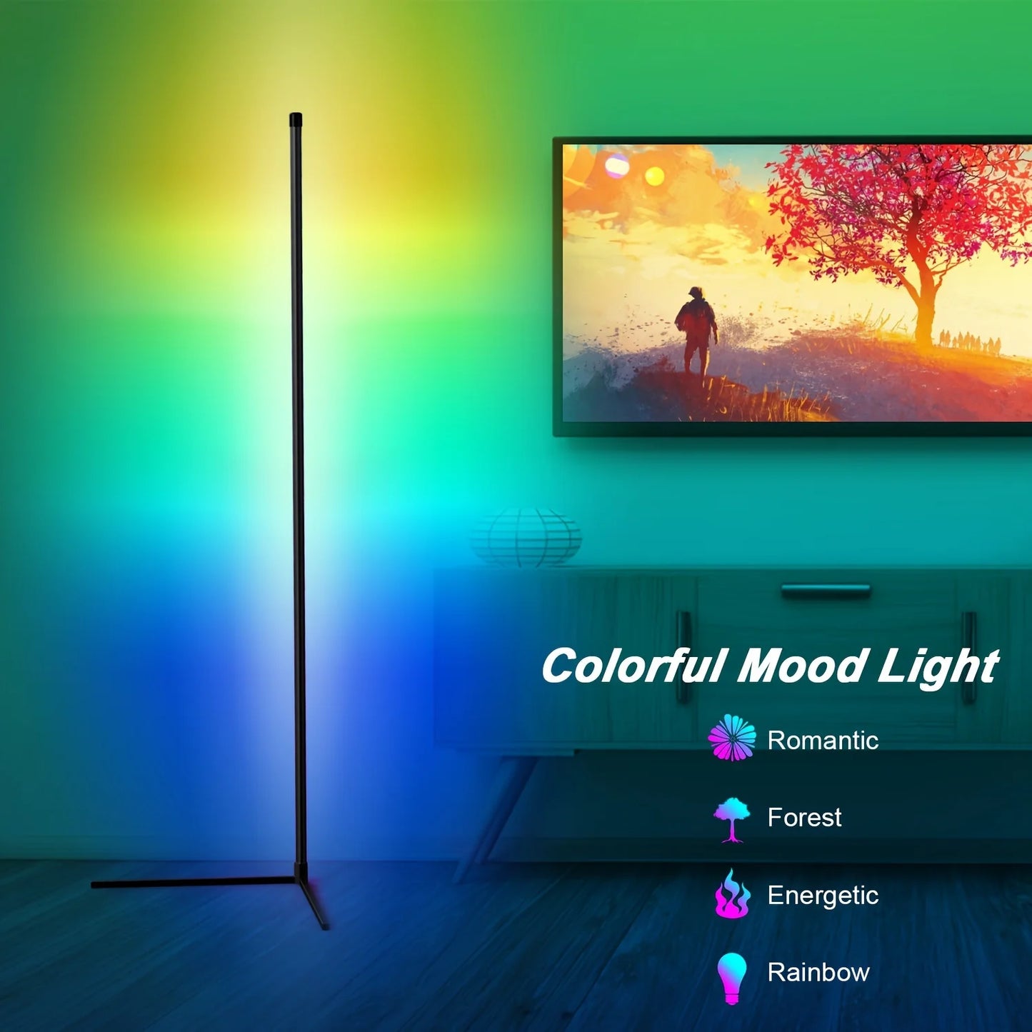 RGB Dream Color Floor Lamp with Music Sync