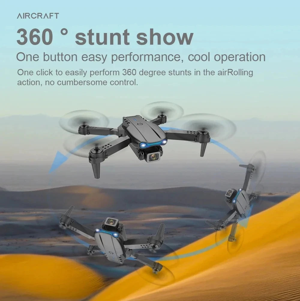 E99 K3 Pro Drone HD Professional 4k drone Dual Camera WIFI fpv  Aircraft Quadcopte Obstacle Avoidance Aerial Photography Drone