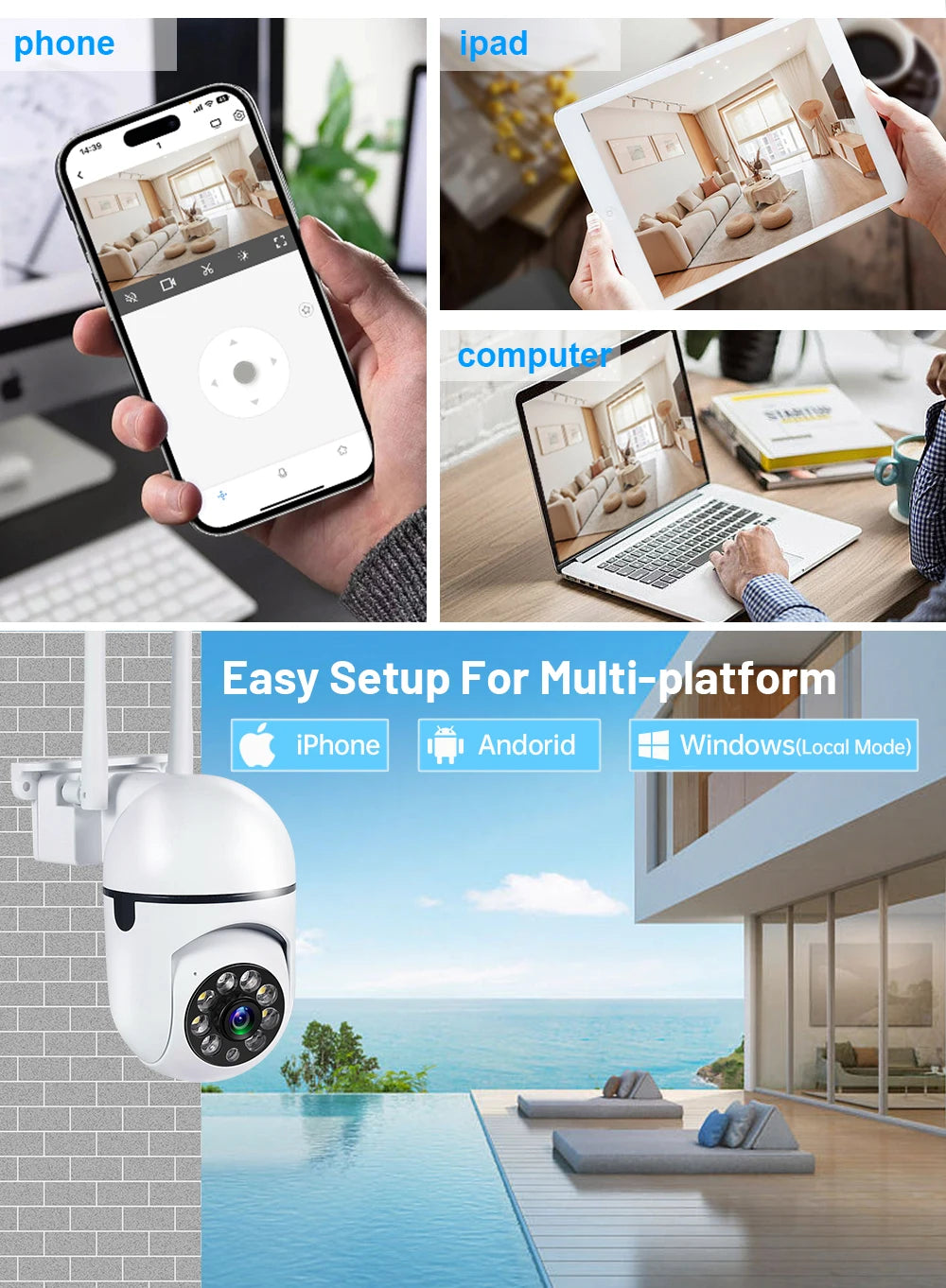 8MP Wireless Security Surveillance