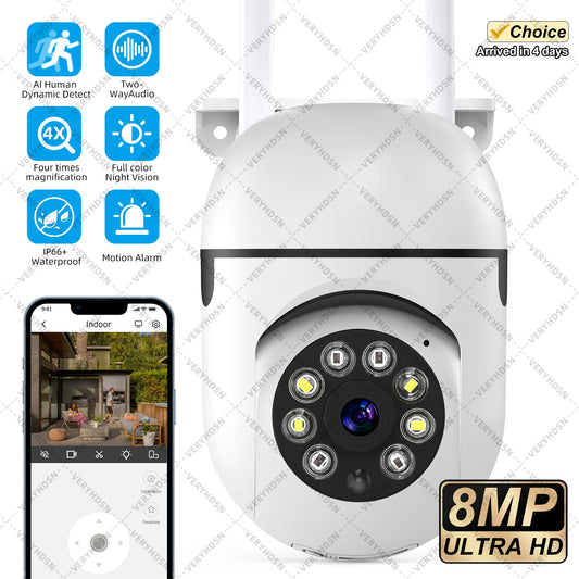 8MP Wireless Security Surveillance