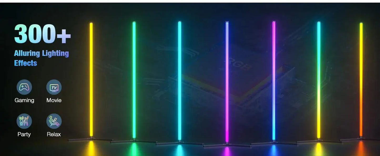 RGB Dream Color Floor Lamp with Music Sync